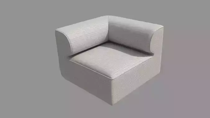 Single Sofa Chair 3D model