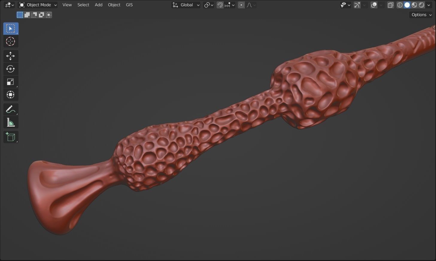 Elder Wand - Albus Dumbledore 3D print model_2