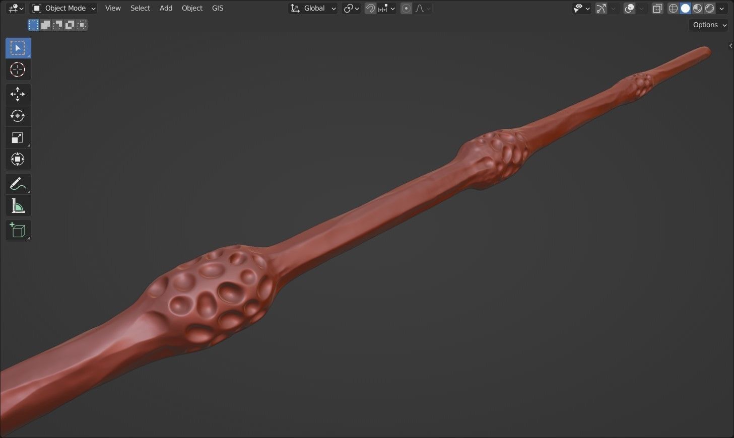 Elder Wand - Albus Dumbledore 3D print model_4