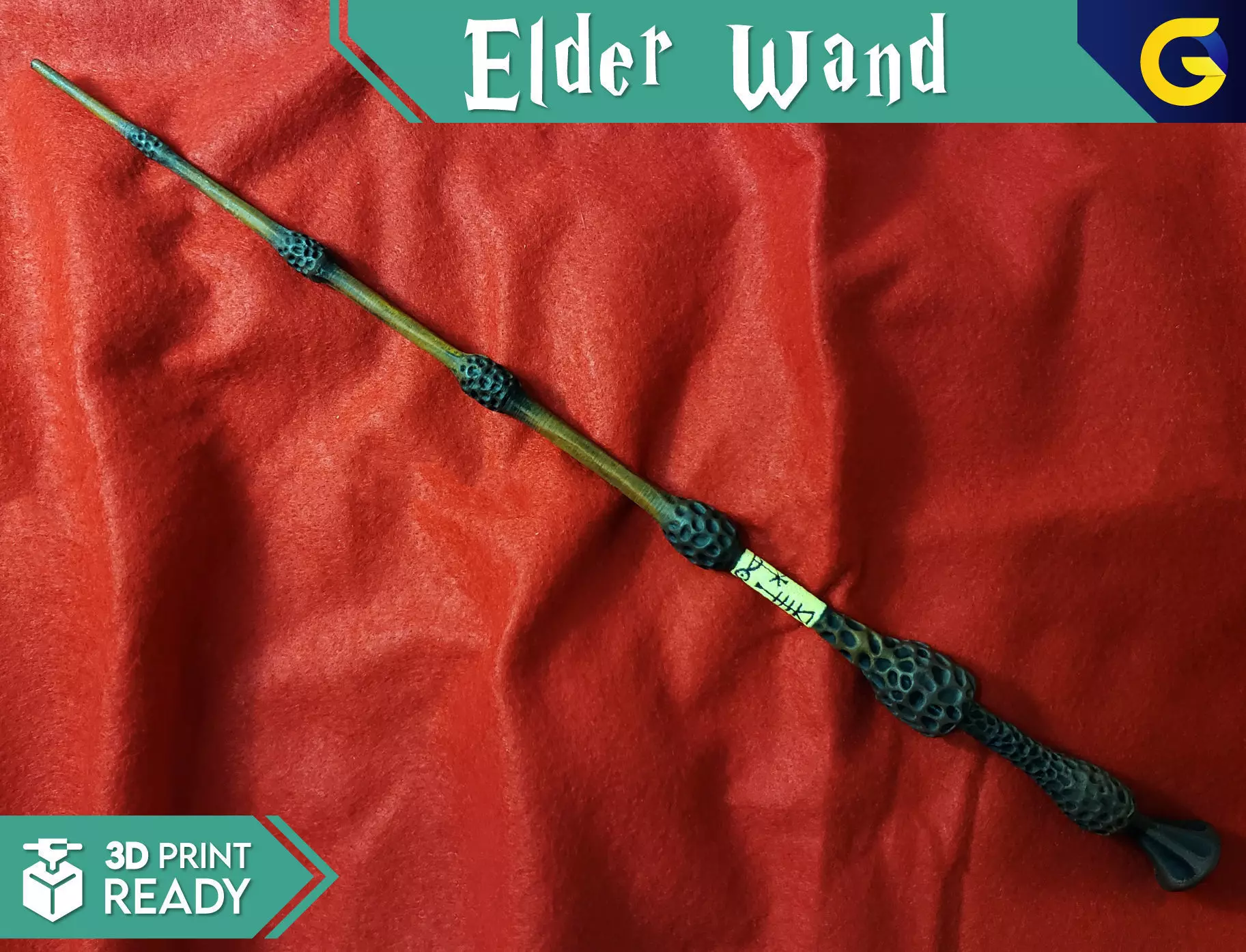 Elder Wand - Albus Dumbledore 3D print model_0