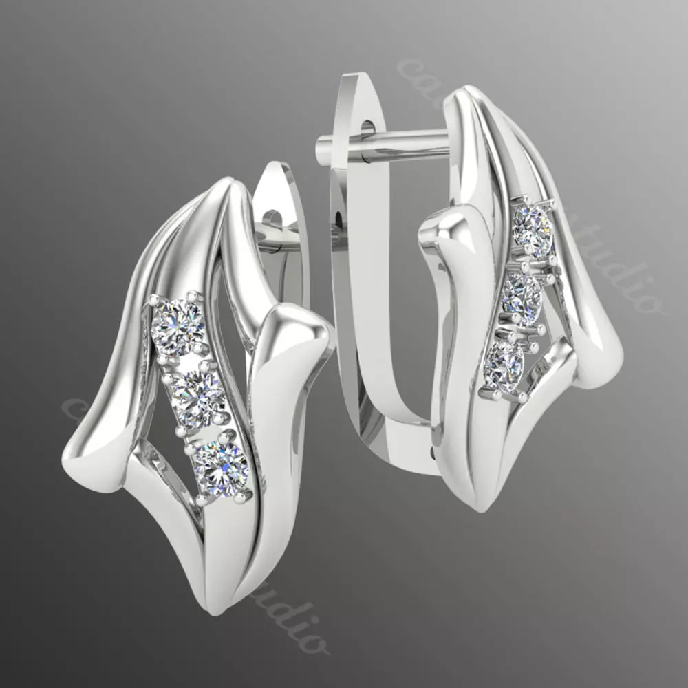 Earrings od80 3D print model