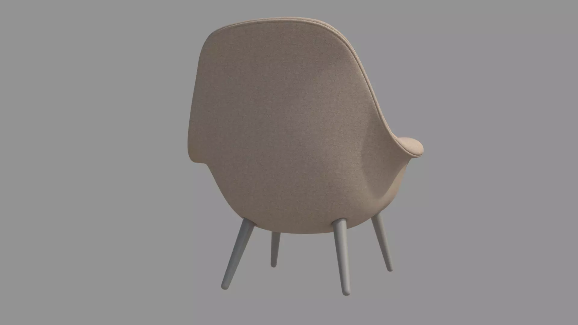 Armchair eames lounge chair 3D model