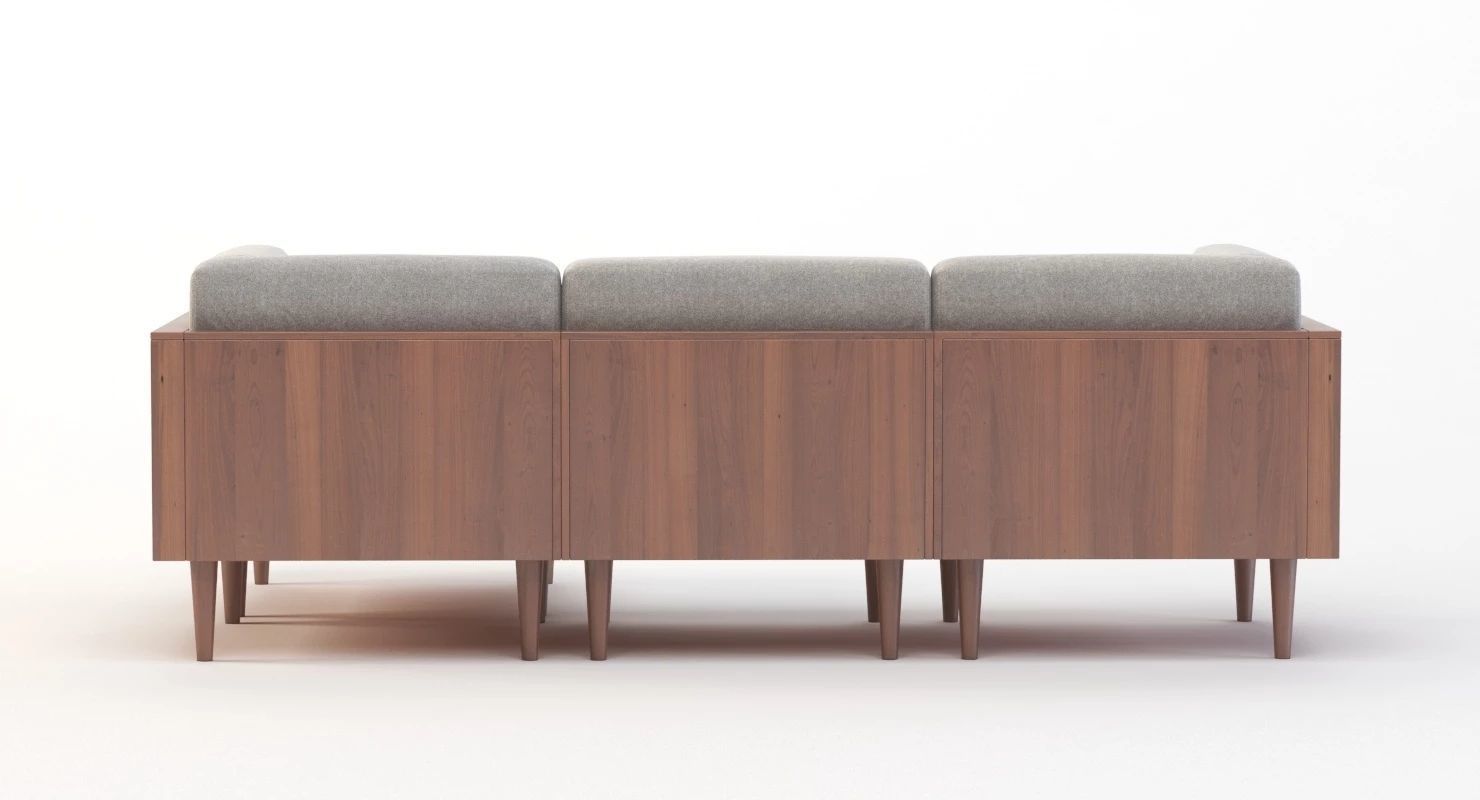 Bellanest Soto Modular Sectional Sofa Chaise corner module 3D model_3