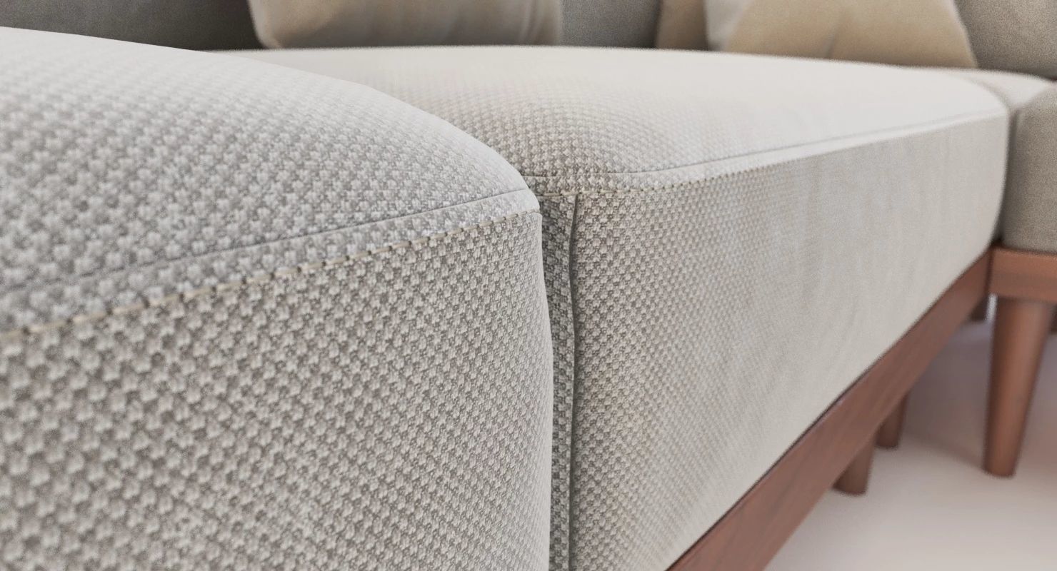 Bellanest Soto Modular Sectional Sofa Chaise corner module 3D model_12