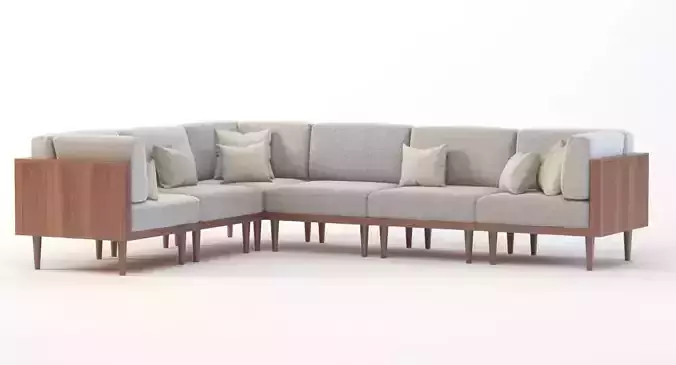 Bellanest Soto Modular Sectional Sofa Corner Module with Cushion