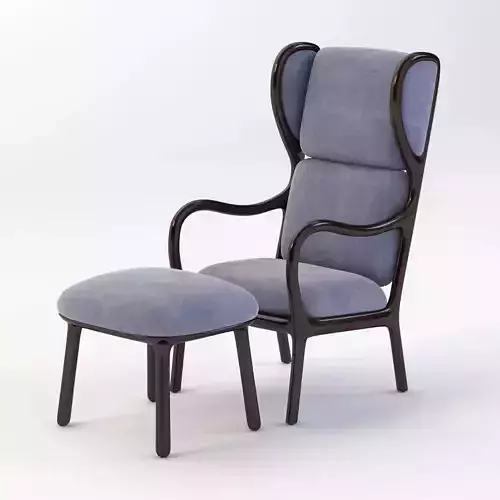 Bergere 30 Armchair by Ceccotti Collezioni
