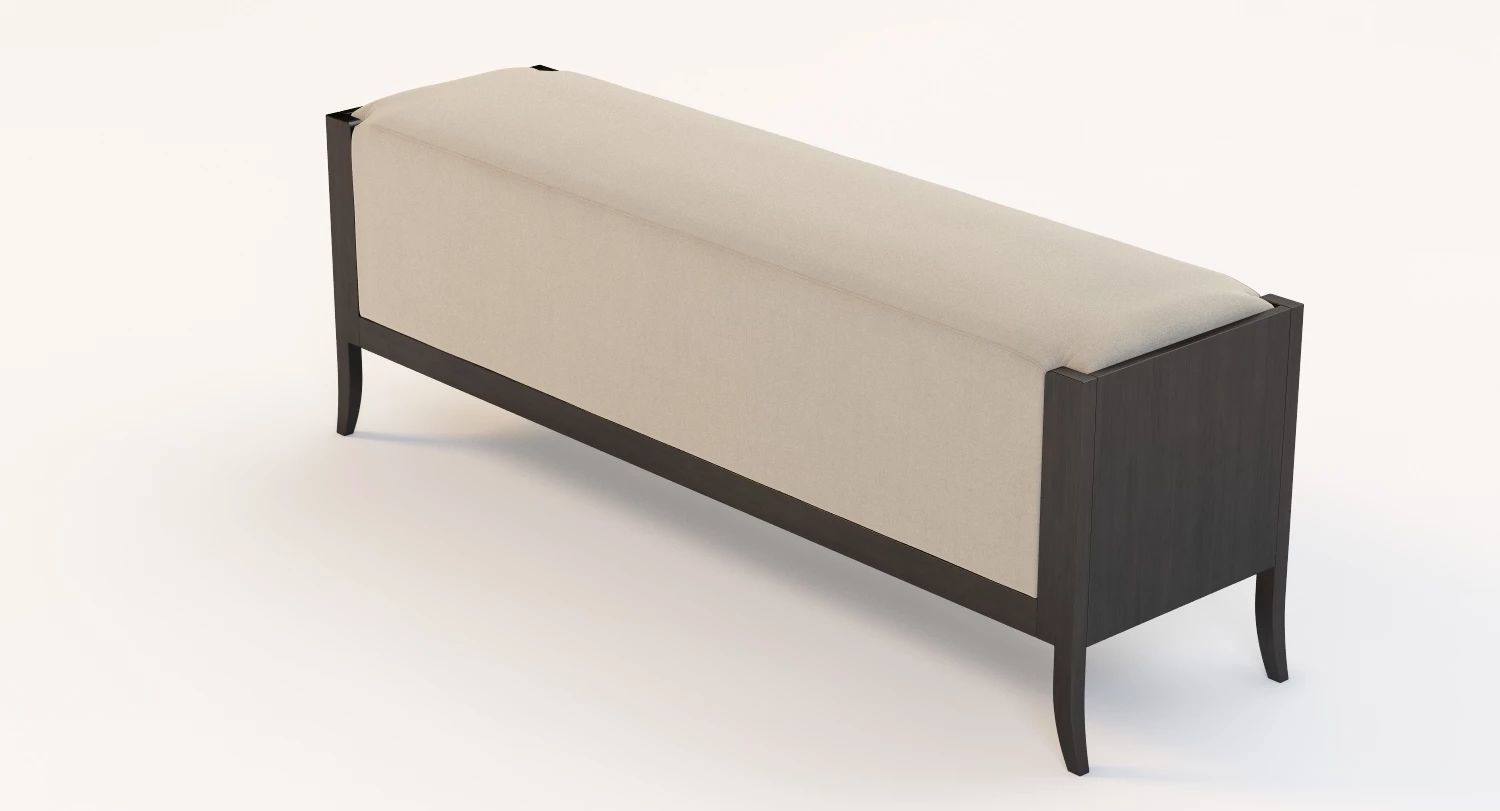 Bernhardt Haven Bench 3D model_2
