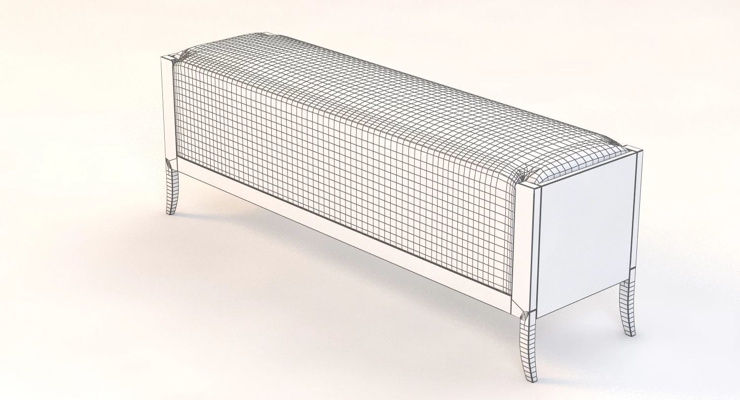 Bernhardt Haven Bench 3D model_3