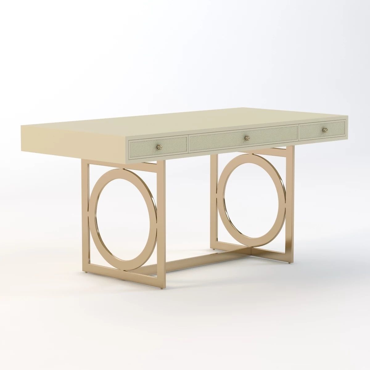 Bernhardt salon desk v1 3D model_5