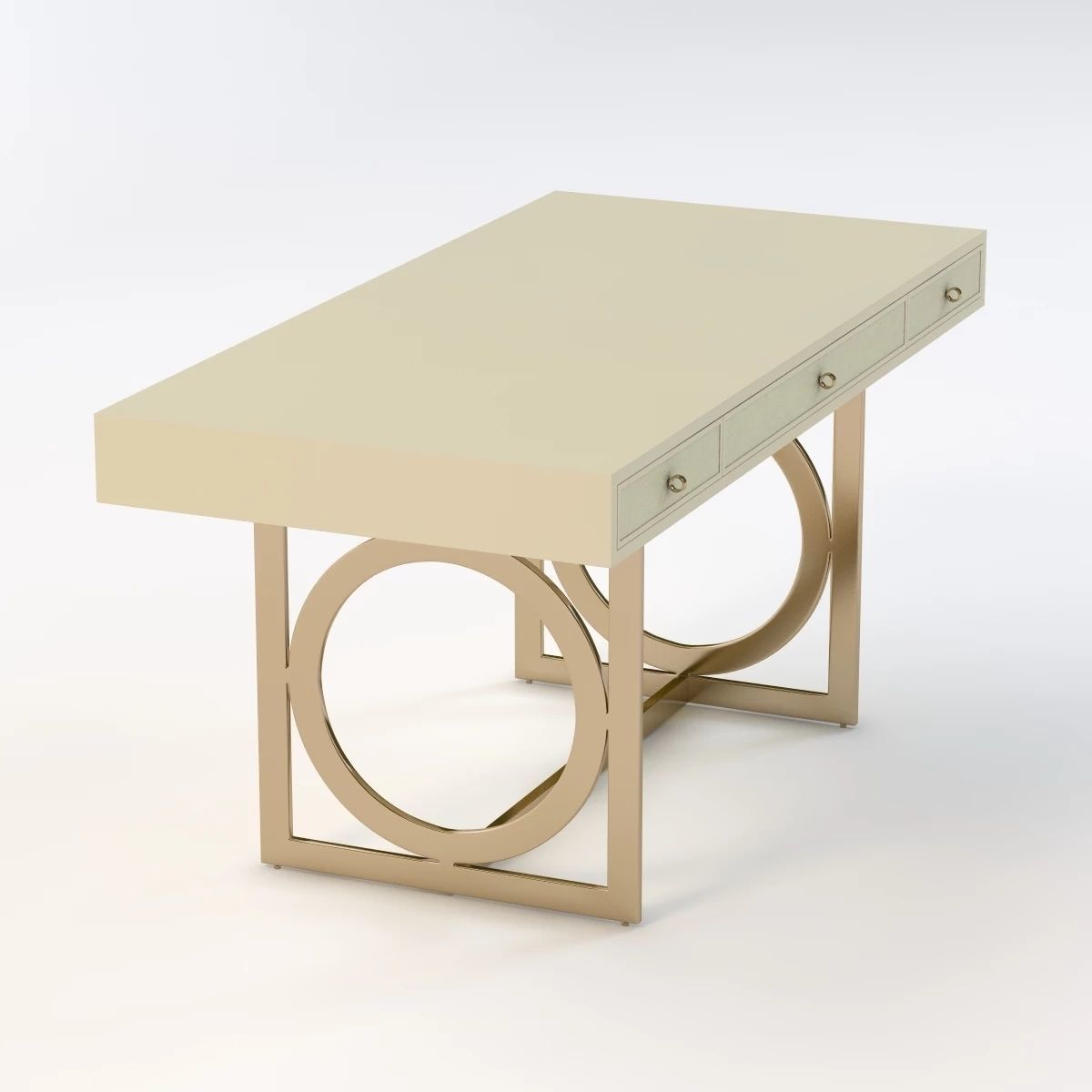 Bernhardt salon desk v1 3D model_4