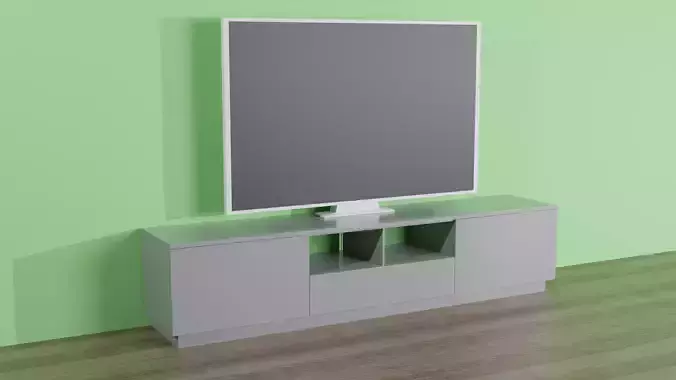 White TV Stand