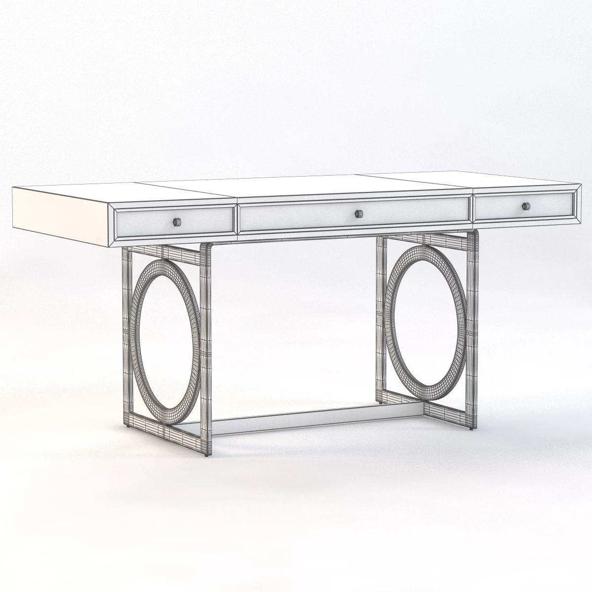 Bernhardt Salon Desk v2 3D model_8