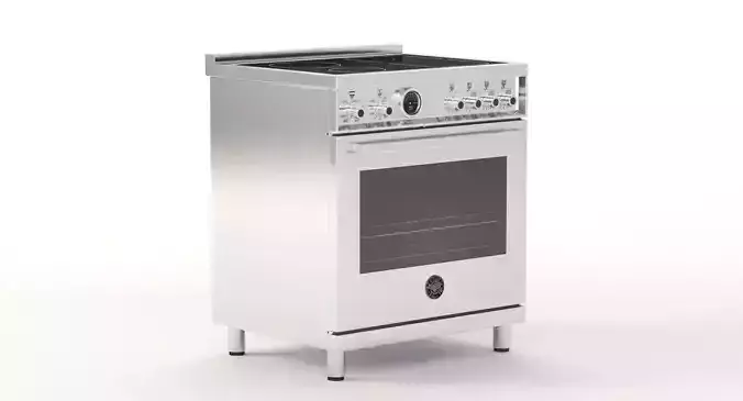 Bertazzoni 30 Inch 4 Induction Zones Electric Self Clean Oven  