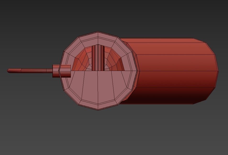 GU10-S dimmable led track light 3D model_2