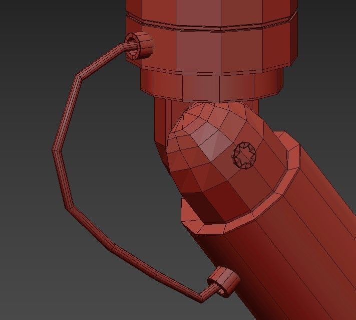 GU10-S dimmable led track light 3D model_1