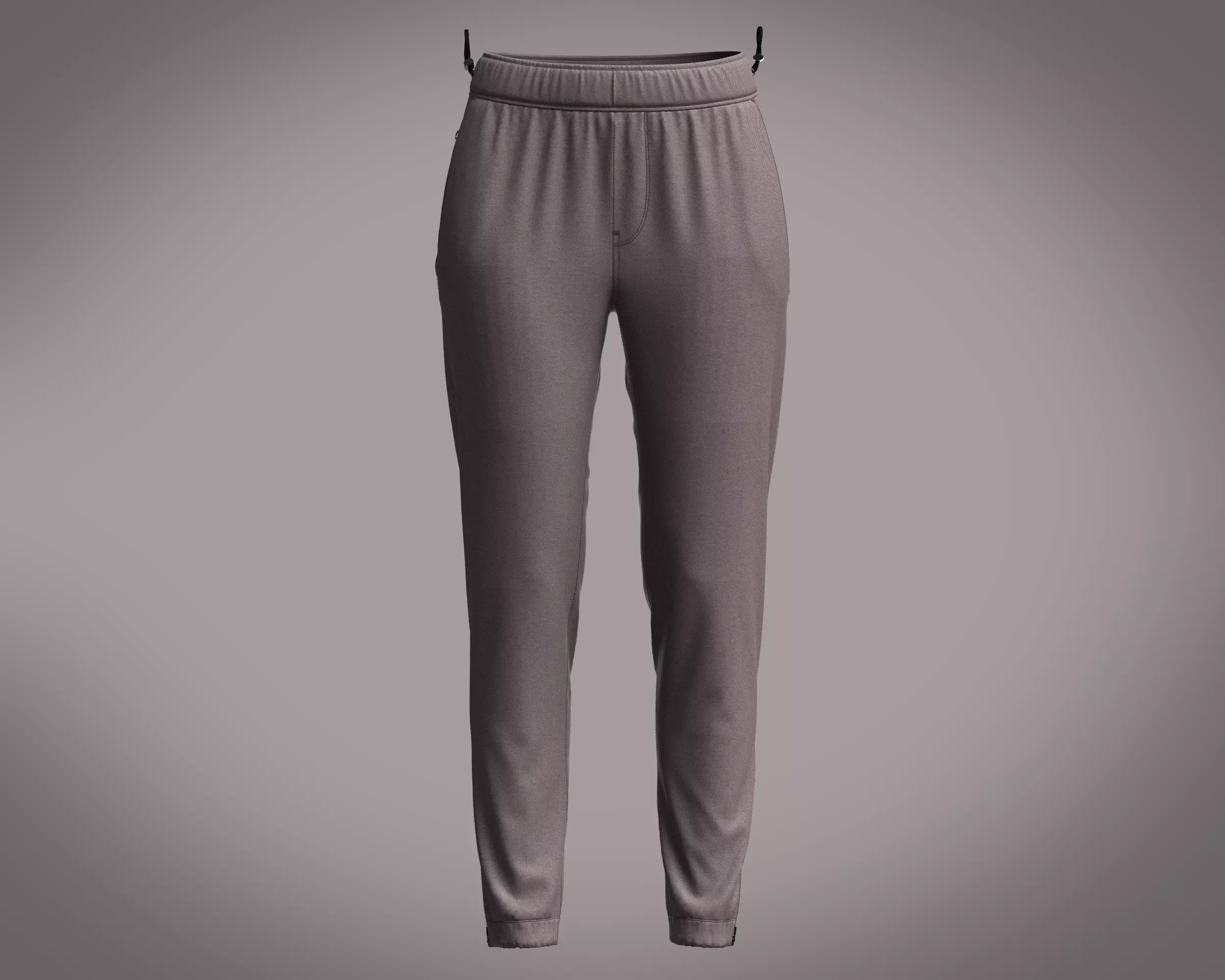 Ladies Zip Jogger 3D model_0