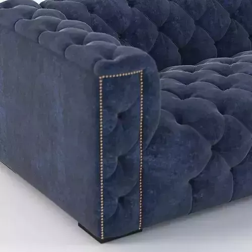 Beverly Tufted Sofa 3D model 7