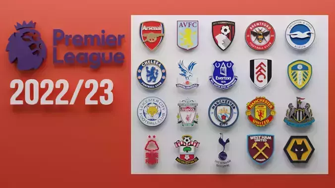 Premier League 2022-23 Teams logo