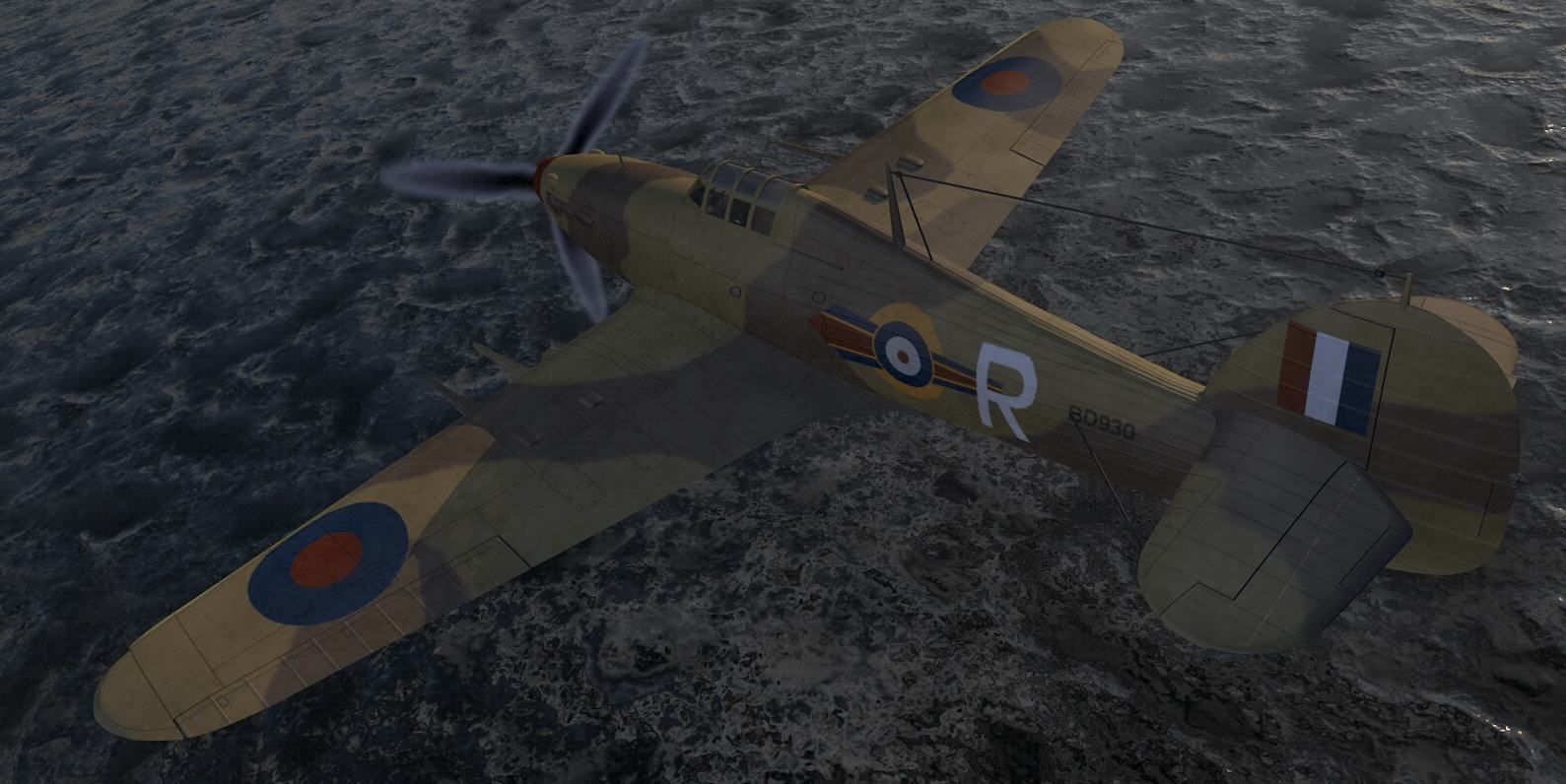 Hawker Hurricane Mk-2c Tropical 3D model_9
