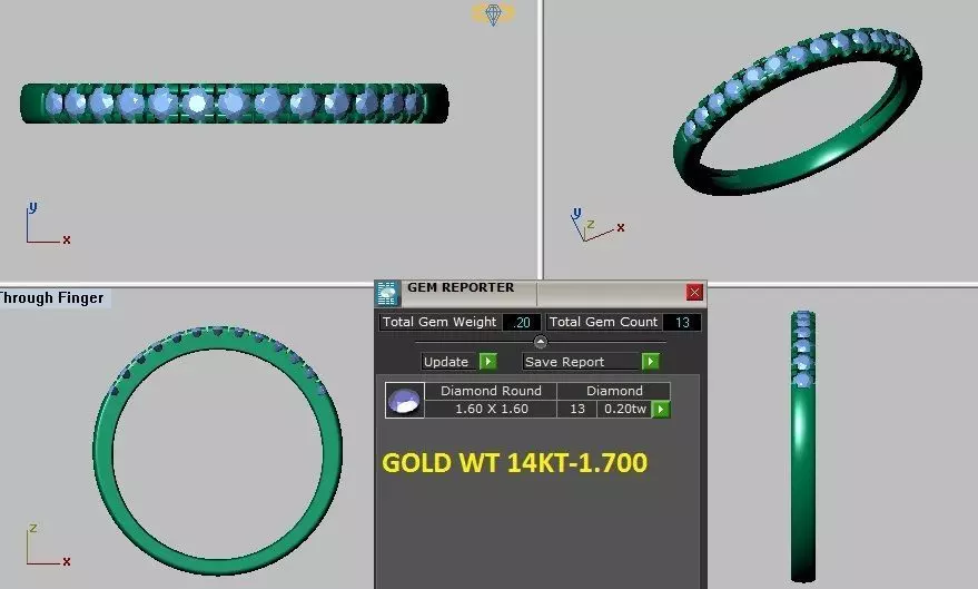 side ring 3D print model_0