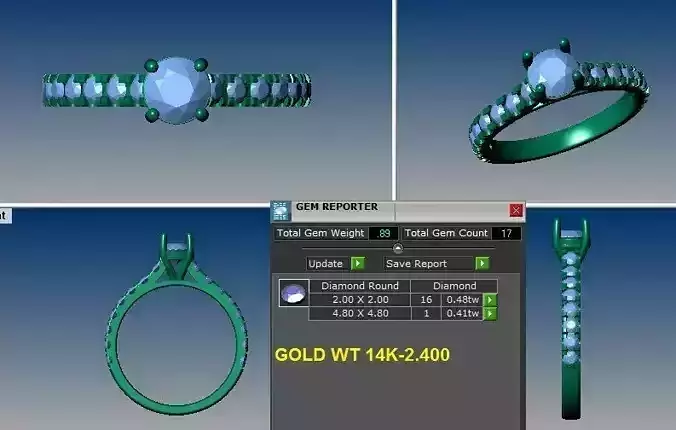 classic engagement ring 