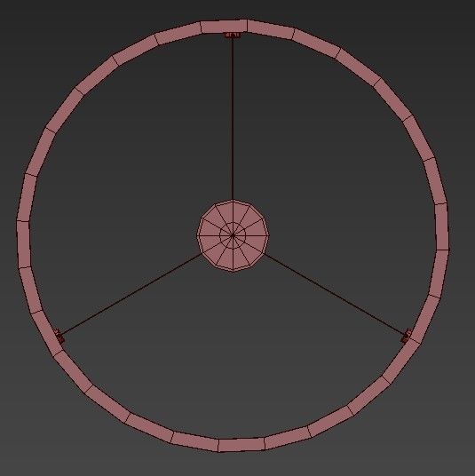 Wheel LED 3D model_2