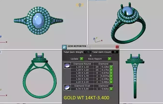 double halo oval engagement ring 