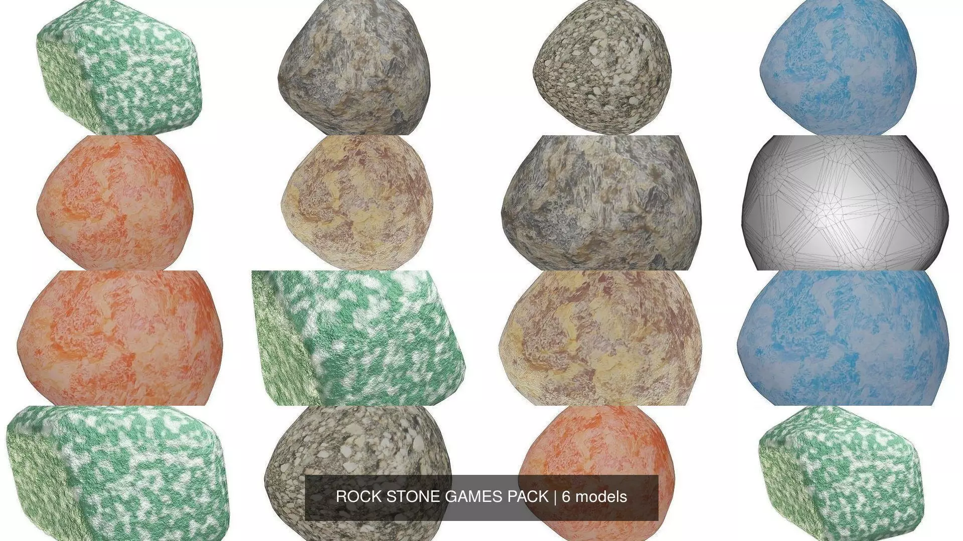ROCK STONE GAMES PACK 3D Model Collection_0