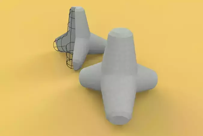 TETRAPOD BREAK WATER SEAWALL ARMOURING AKMON 3D model