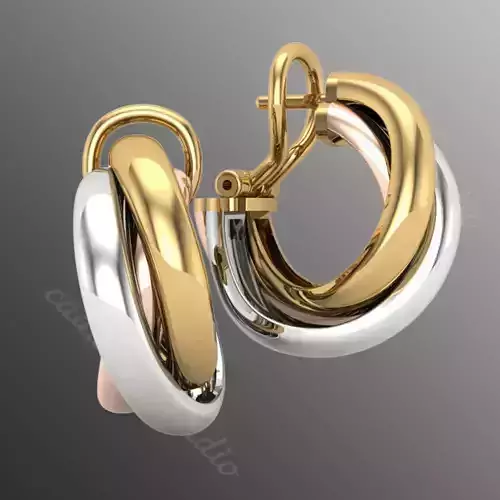 Earrings od91 3D print model