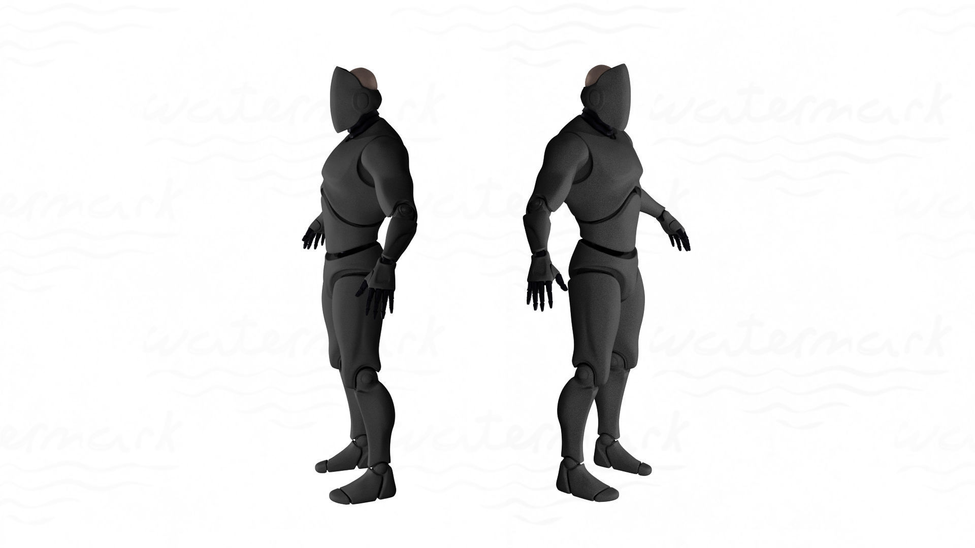 Humanoid Robot Gen6 3D model_1