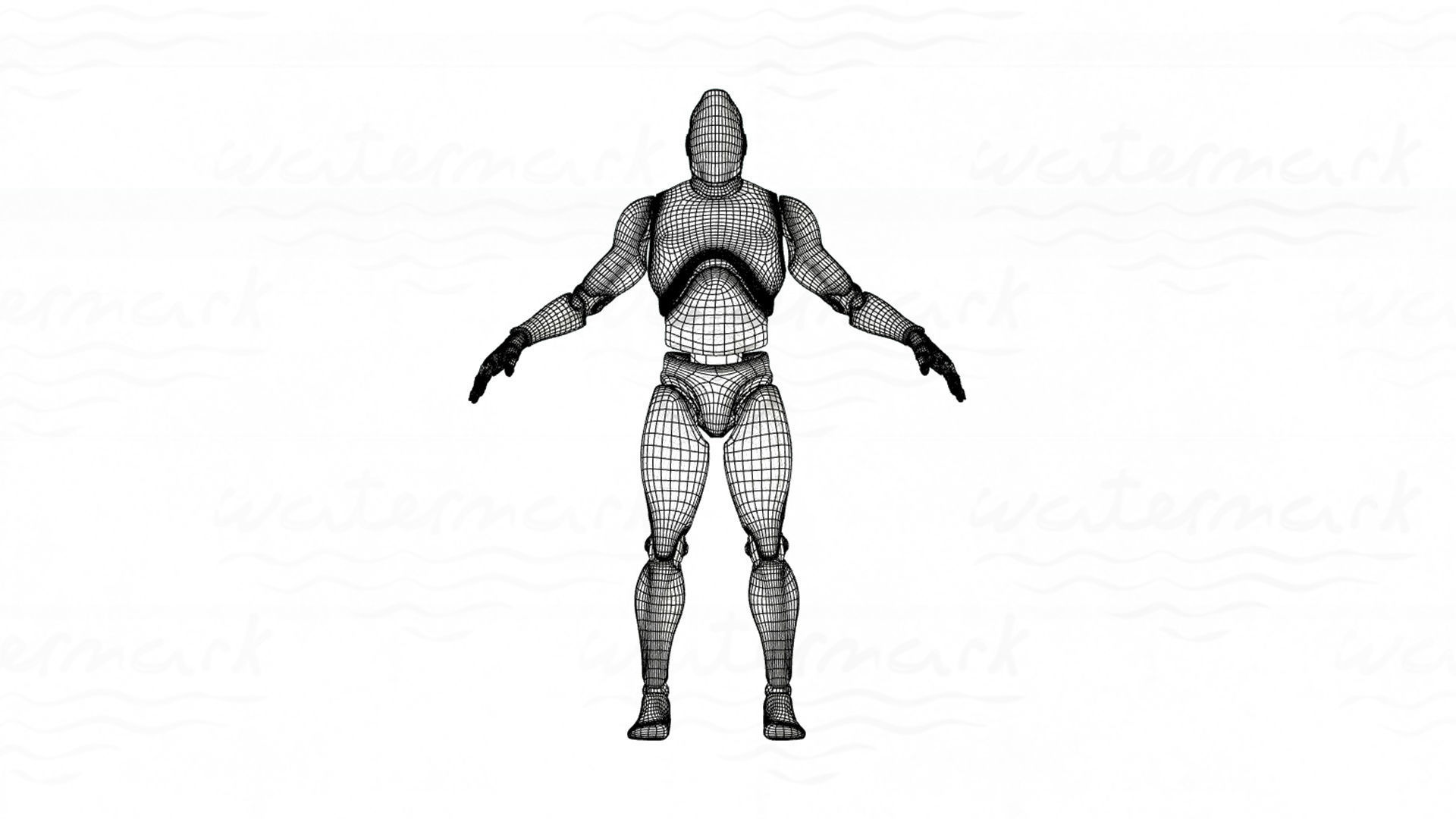 Humanoid Robot Gen6 3D model_3