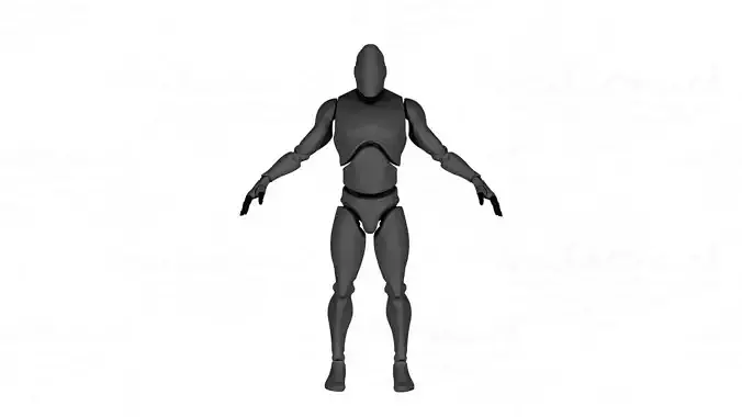 Humanoid Robot Gen6 3D model Humanoid Robot Gen6 3D model
