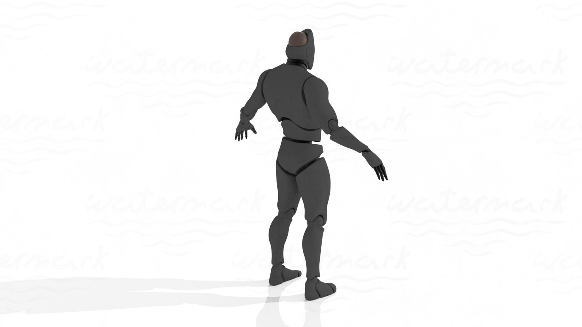 Humanoid Robot Gen6 3D model_2