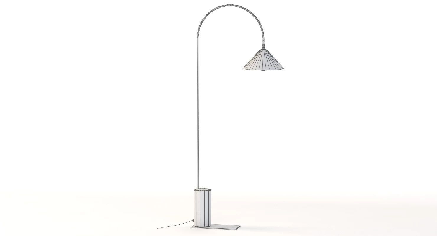 Bishop Task Large Floor Lamp 3D model_7