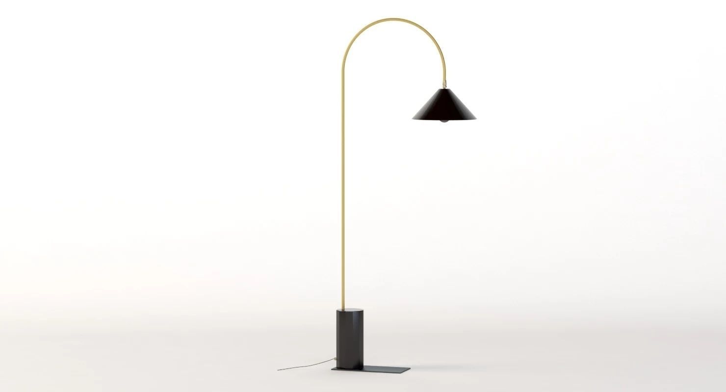 Bishop Task Large Floor Lamp 3D model_6