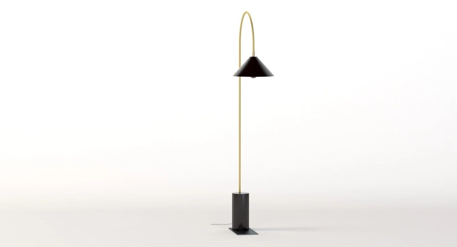 Bishop Task Large Floor Lamp 3D model_5
