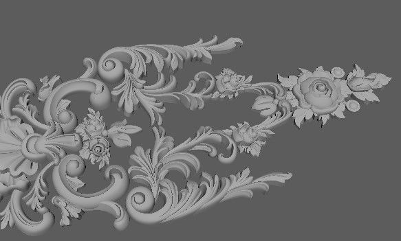 Decor for furniture 3D model_2