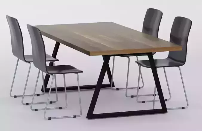 Mountain delight table and chair