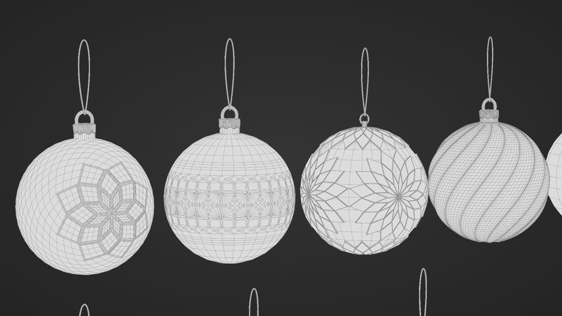 Christmas Ornaments 3D model_15