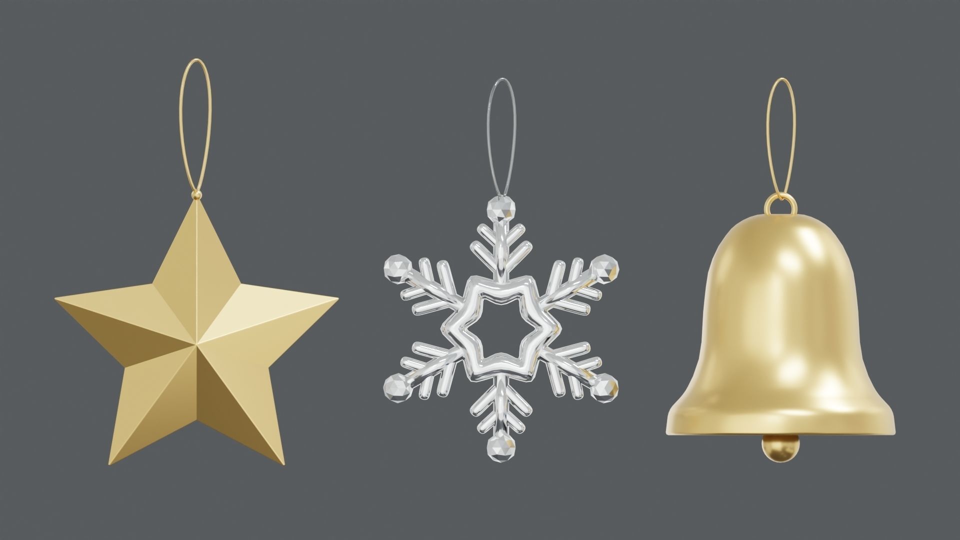 Christmas Ornaments 3D model_4