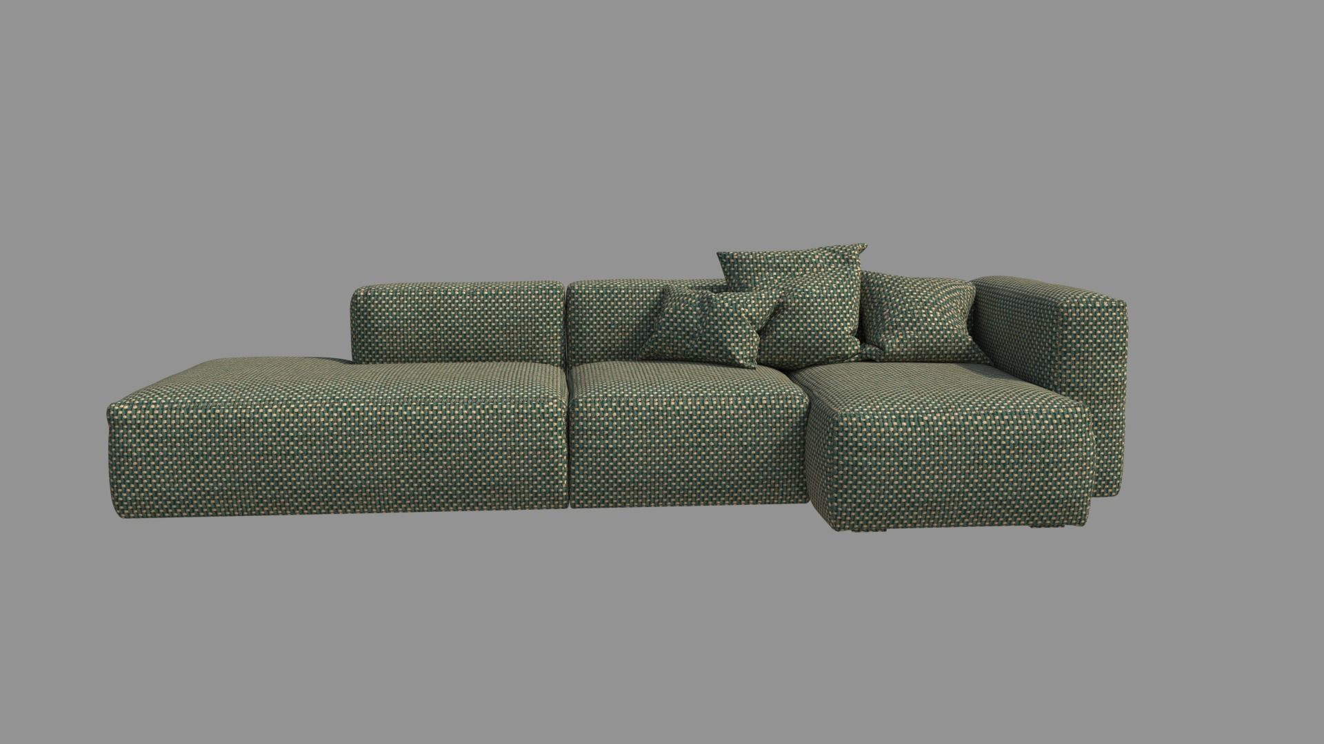 Sectional Sofa 3D model_1