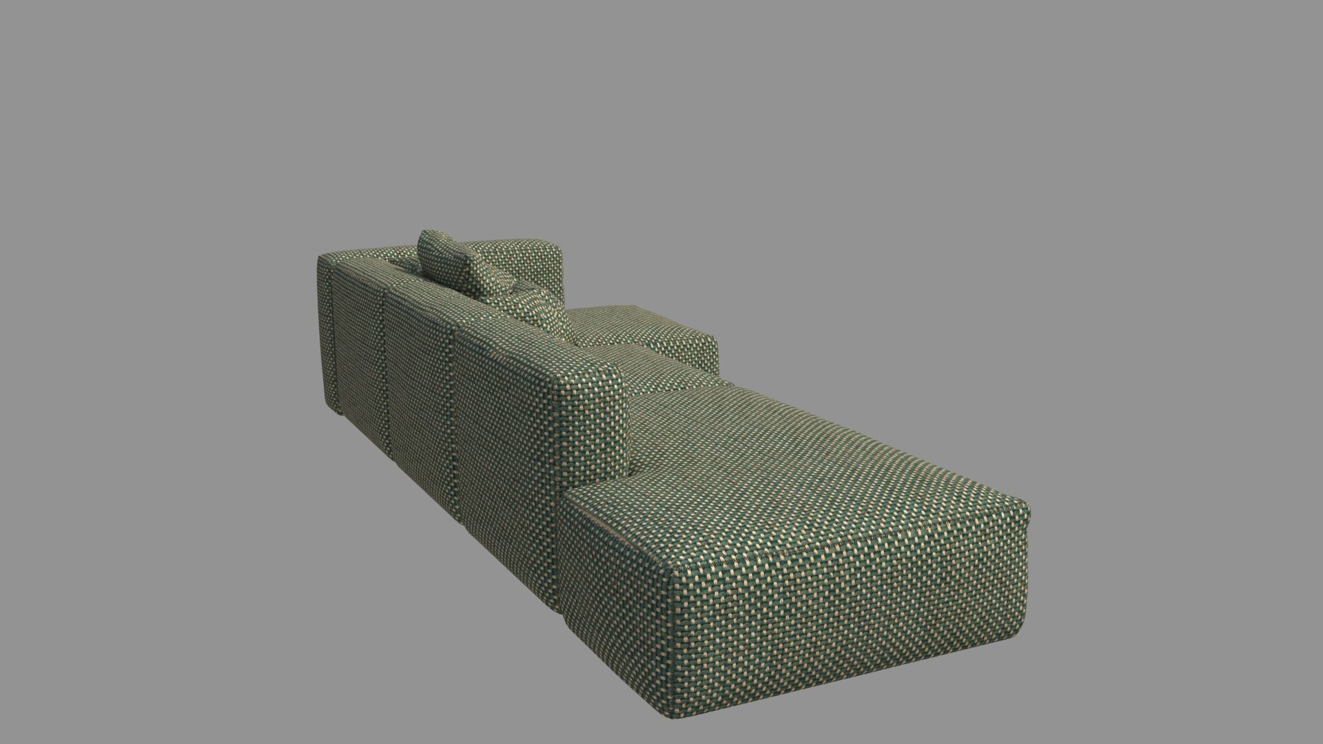 Sectional Sofa 3D model_2