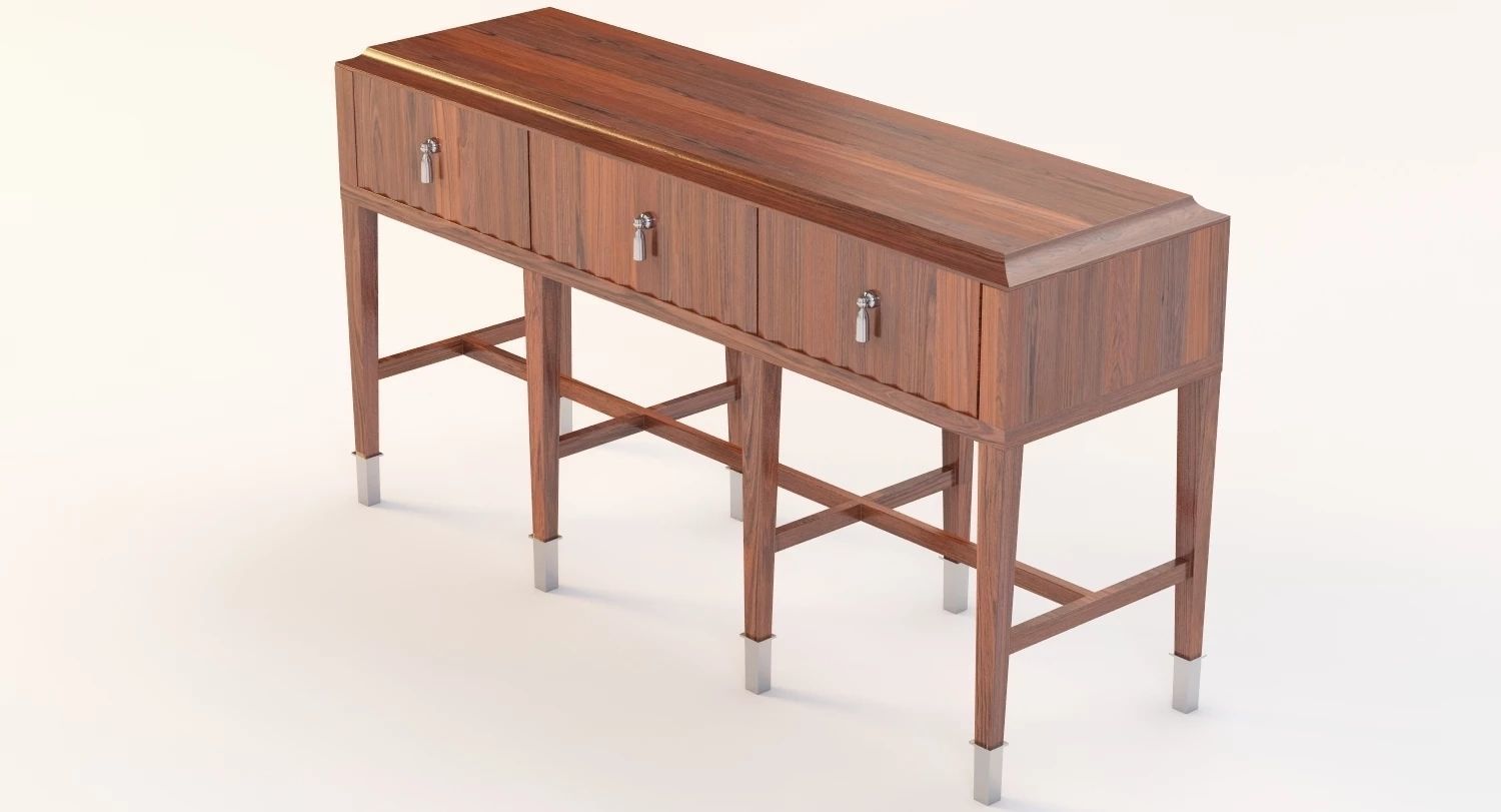 Bolier Atelier Console Fluted 113013 3D model_3