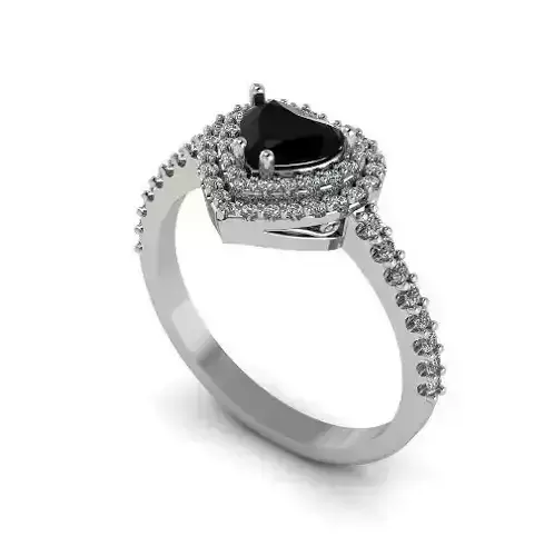 Heart ring size 7 Model 2307