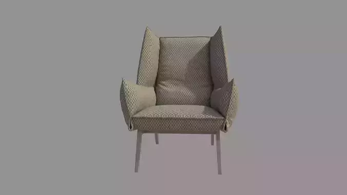 Armchair SIngle Sofa  3D model