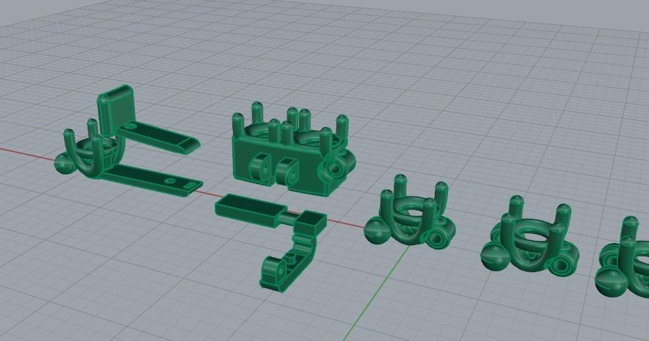 Bracelet Tenis Model 2299 3D print model_5