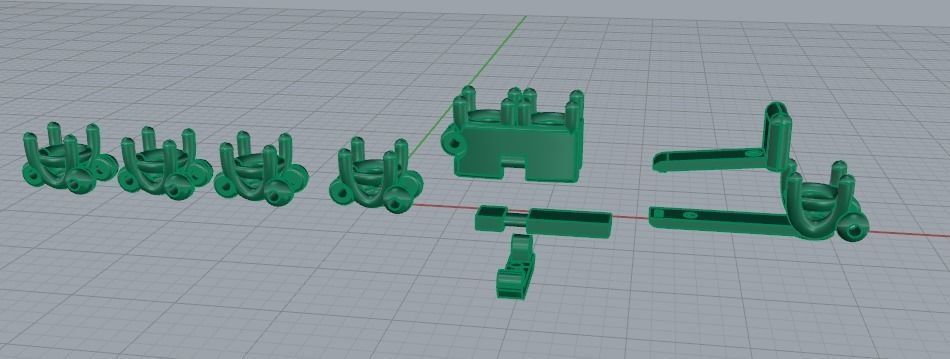 Bracelet Tenis Model 2299 3D print model_2