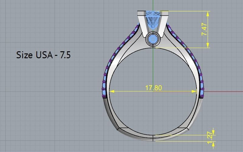 Ring Model 2297 3D print model_5