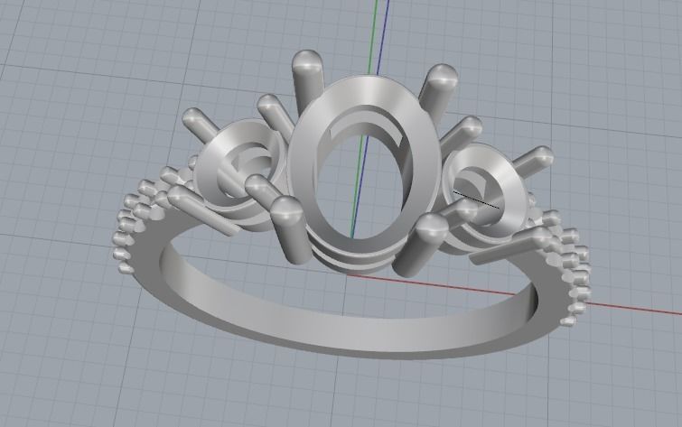 Ring Model 2291 3D print model_3